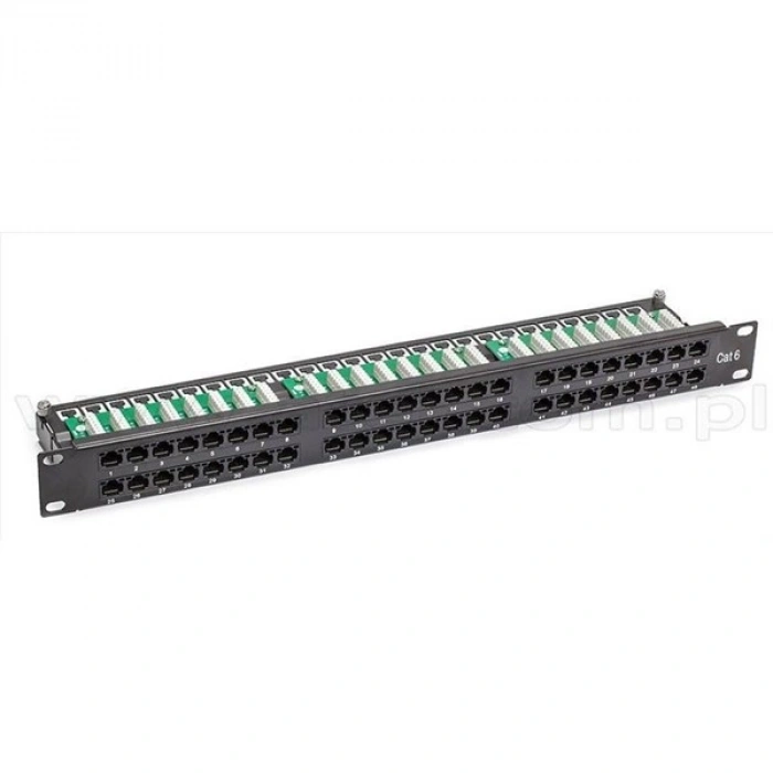 ODS 48port CAT3 UTP Patch Panel 10C-SB1U50PCAT3-RL1A (Telefon İçindir)