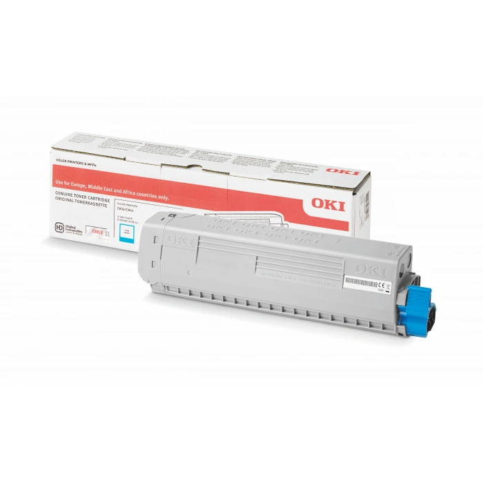 OKI 46861307 C834/C844 Cyan Yüksek Kapasiteli Orijinal Toner 10.000 Sayfa