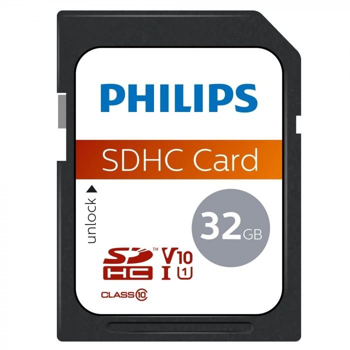 PHILIPS SDHC 32GB FM32SD45B/00 Class10 Hafıza Kartı