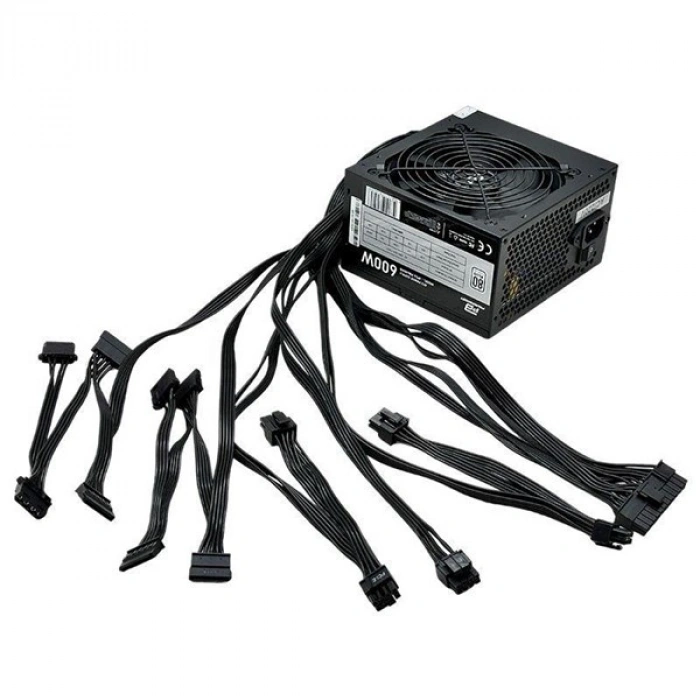 POWERBOOST 600W 80+ PB600WB 12cm Fanlı Power Supply