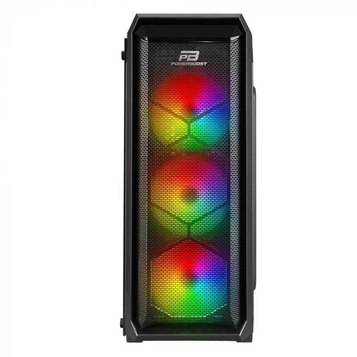 POWERBOOST 600W 80+ VK-P15B 4-ARGB Fanlı Gaming Mid-Tower PC Kasası
