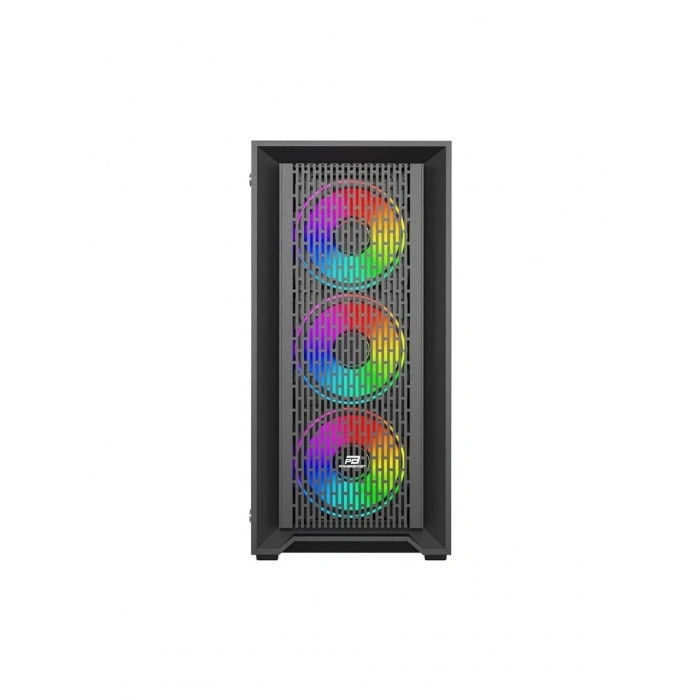POWERBOOST 650W 80+ BRONZE PB-P705B 4-ARGB Fanlı Gaming Mid-Tower PC Kasası