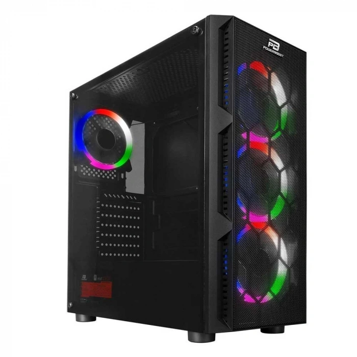 POWERBOOST 650W 80+ VK-D501M 4-Rainbow Fanlı Gaming Mid-Tower PC Kasası