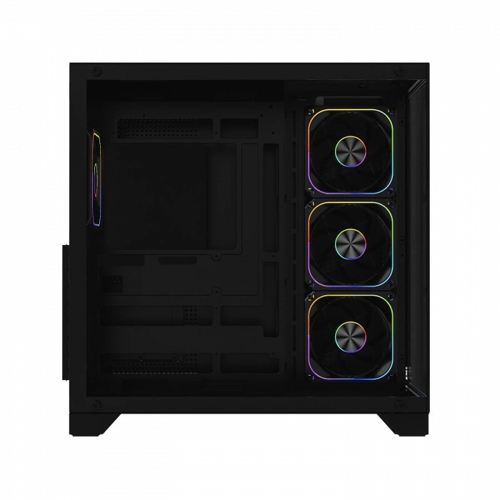 POWERBOOST 750W 80+ BRONZE PB-C9025B 4-ARGB Fanlı Gaming Mid-Tower PC Kasası