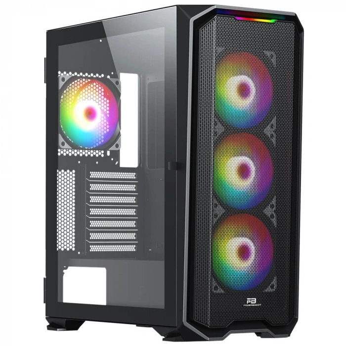 POWERBOOST 850w 80+ Bronze PB-P3720B 4-ARGB Fanlı EATX PC Kasası