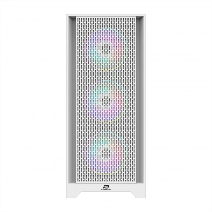 POWERBOOST PB-P1601BW  4-ARGB Fanlı Gaming EATX PC Kasası Beyaz
