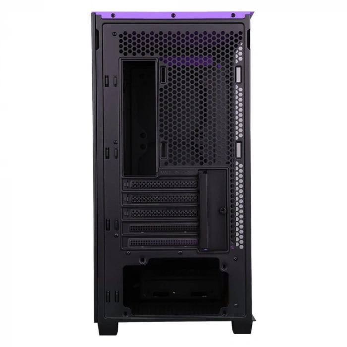 POWERBOOST PB-P2252BP 4-ARGB Fanlı Gaming Mid-Tower PC Kasası Mor-Siyah