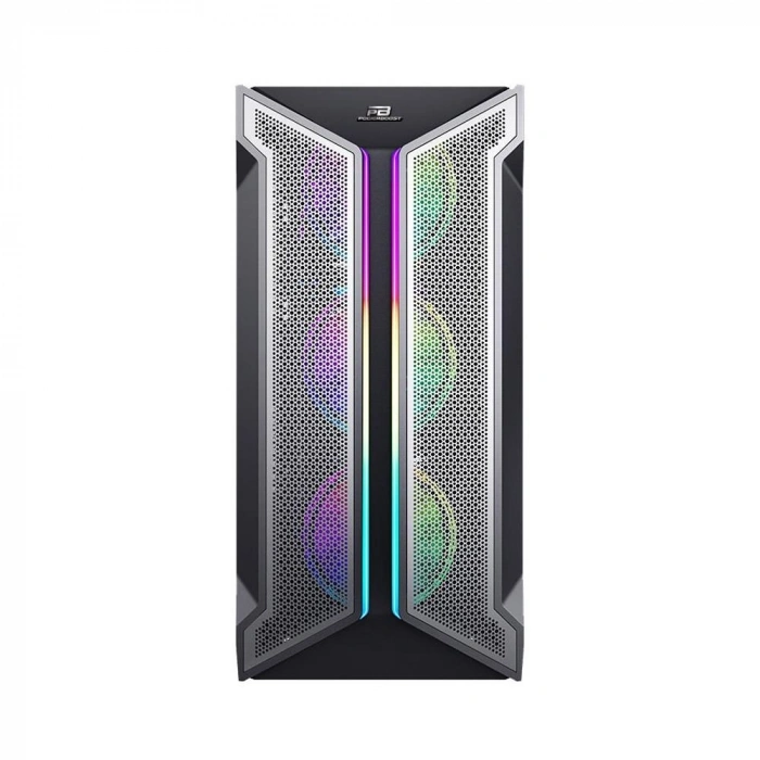 POWERBOOST VK-Z002B 4-ARGB Gaming Mid-Tower PC Kasası