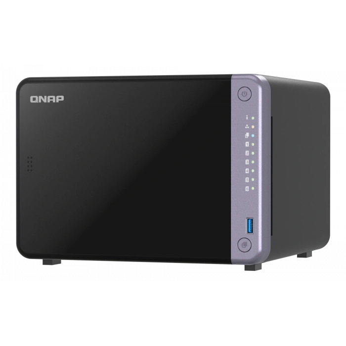 QNAP 6diskli Alpine AL524 QC-16GB RAM-2-10GbE SFP+ Nas Server TS-632X (50296)