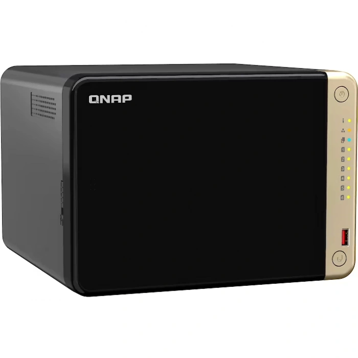 QNAP 6diskli ARM QC - 8GB RAM 2-2.5GbE Nas Server TS-664-8G Distribütör Garantili