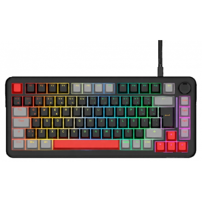 QUANTUM MECHACORE Kablolu USB Q Trk RGB Gaming Klavye