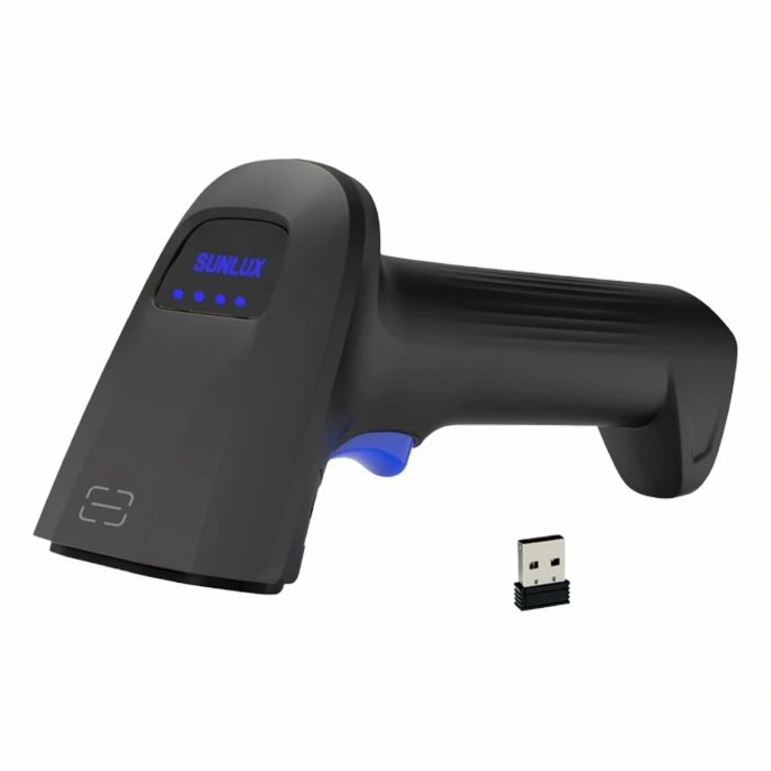 SUNLUX RW10 1D/2D 640x480 CMOS 2.4GHz + Bluetooth Kablosuz USB Dongle Karekod Okuyucu