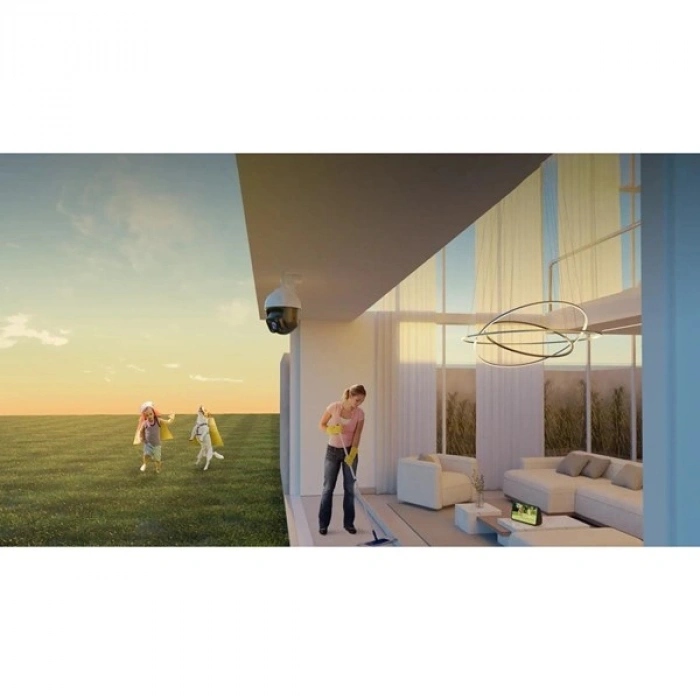 TENDA 4MP 4mm Wıfı Kablosuz IP Kamera Sesli CH7