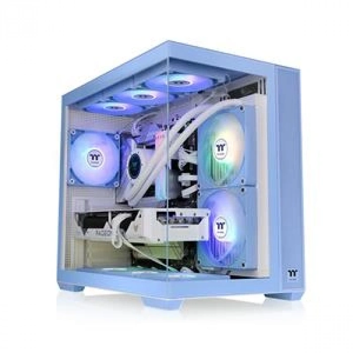 THERMALTAKE HYDRANGEA VIEW 380 CA-1Z2-00MFWN-00 Gaming Mid-Tower PC Kasası Mavi