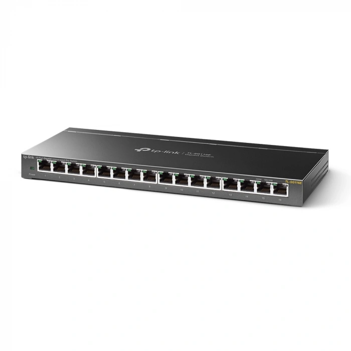 TP-LINK 16port Gigabit Yönetilemez Switch TL-SG116E