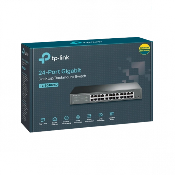 TP-LINK 24port Gigabit Yönetilemez Switch TL-SG1024D