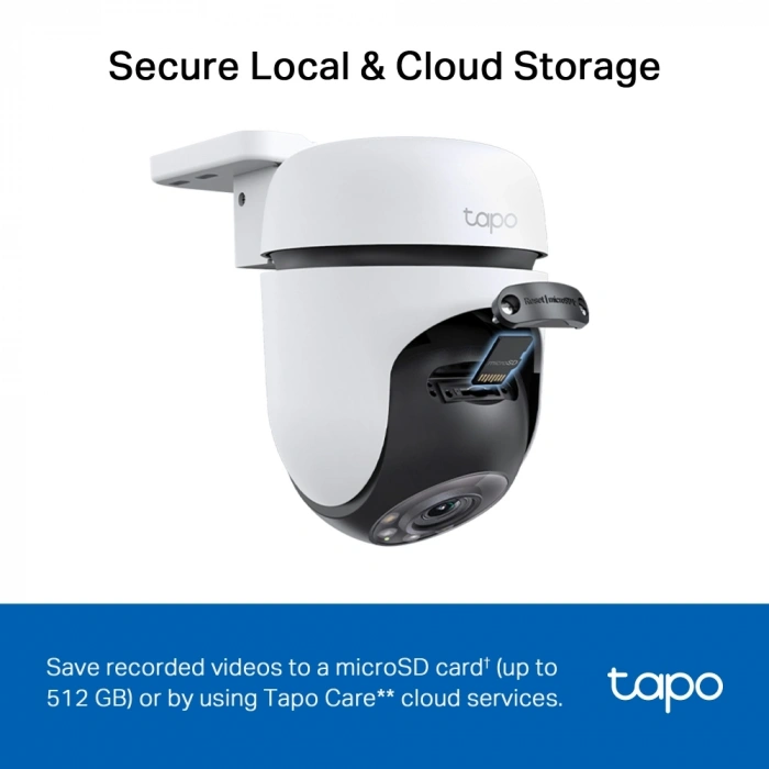 TP-LINK 3MP 4mm  Wıfı Kablosuz Pan-Tilt IP Kamera MC510