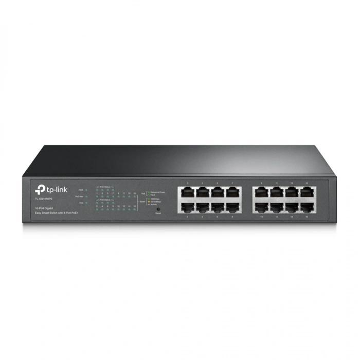TP-LINK 8port Gigabit Yönetilebilir Switch TL-SG1016PE