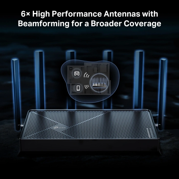 TP-LINK ARCHER BE400 WIFI7 BE6500 Çift Bant Router