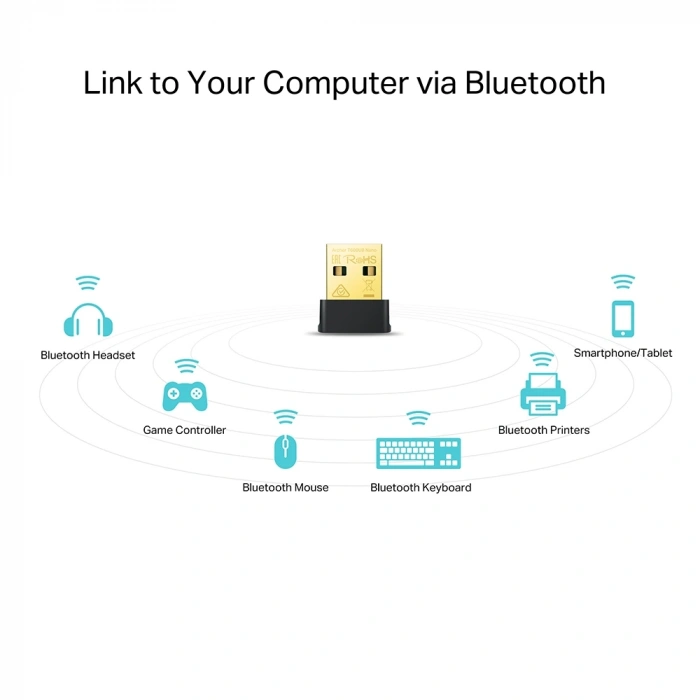 TP-LINK ARCHER T600UB NANO WIFI5 AC600 Bluetooth Kablosuz Ağ Adaptörü
