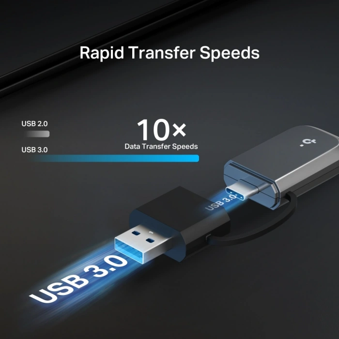 TP-LINK ARCHER TBE400U WIFI7 BE6500 Üç Bant Usb Kablosuz Ağ Adaptörü