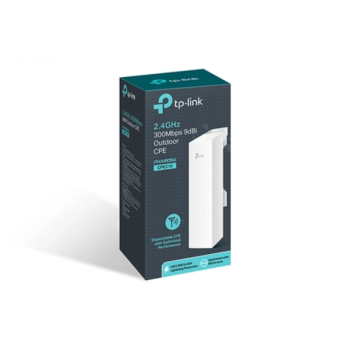 TP-LINK CPE210 9dbi 300mbps 2.4ghz 10+km Harici Access Point