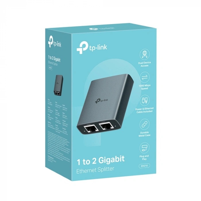 TP-LINK EH210 2port Gigabit Ethernet Splitter