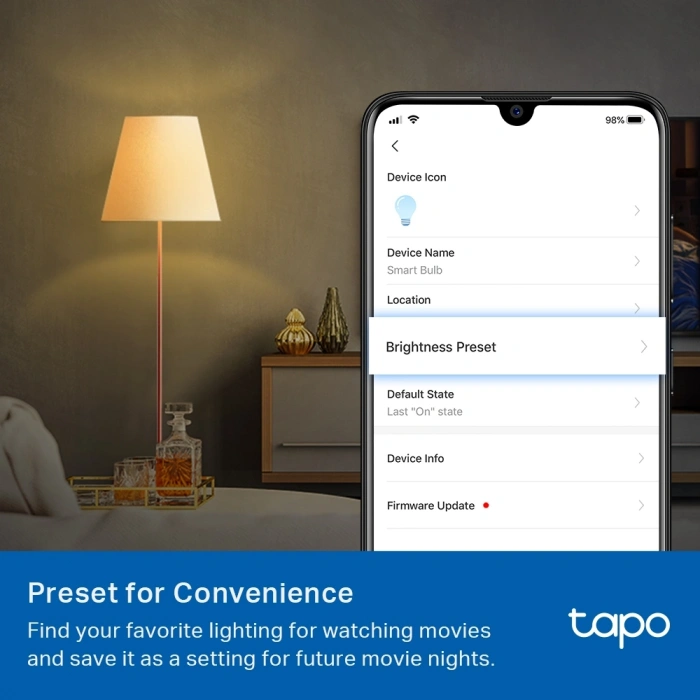 TP-LINK Tapo L510E Akıllı Wi-Fi Ampul 2li Paket - E27 8.7W 60W