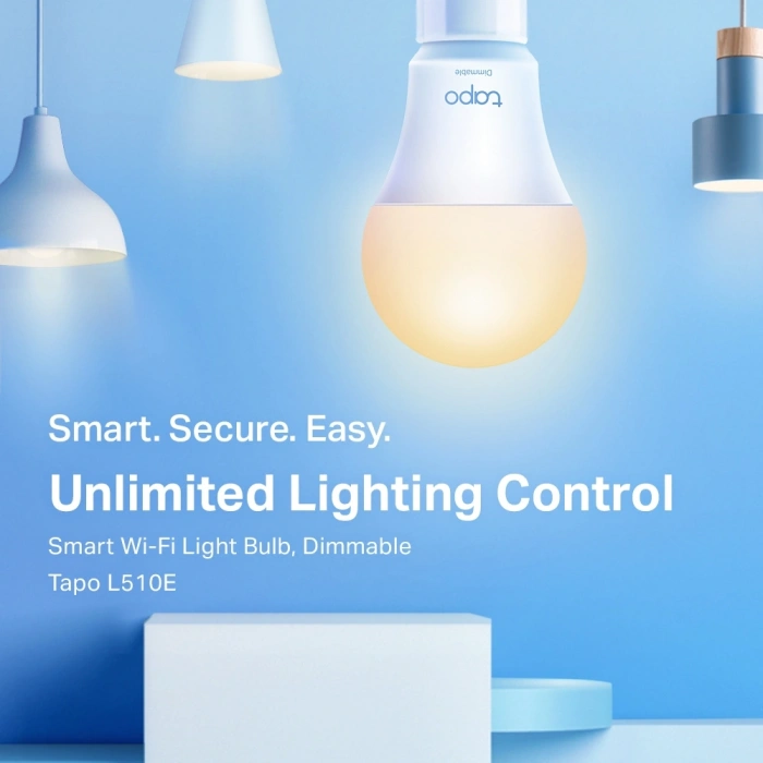 TP-LINK Tapo L510E Akıllı Wi-Fi Ampul 2li Paket - E27 8.7W 60W