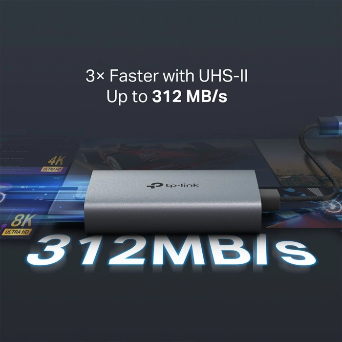 TP-LINK UA440C USB Type-C Çoklu Kart Okuyucu Adaptör