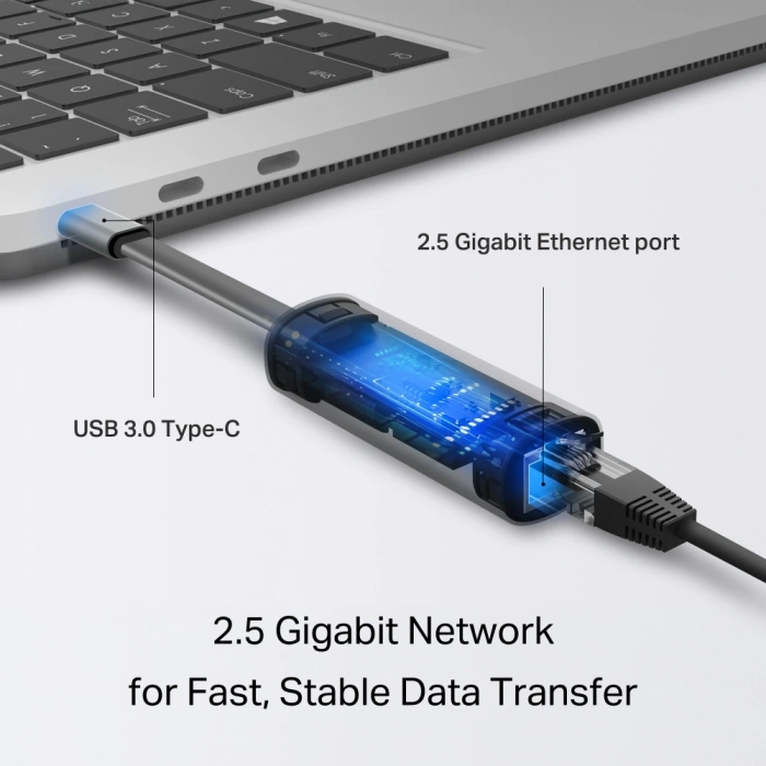 TP-LINK UE302C USB TypeC 2.5 Gigabit Ethernet Adaptörü