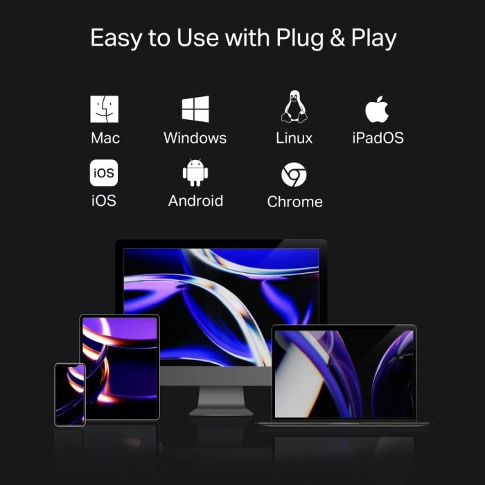 TP-LINK UH7021C USB-C 7port Hub 4K60Hz 100W PD SD