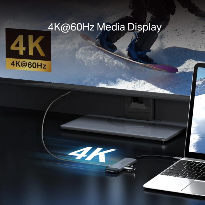 TP-LINK UH7021C USB-C 7port Hub 4K60Hz 100W PD SD