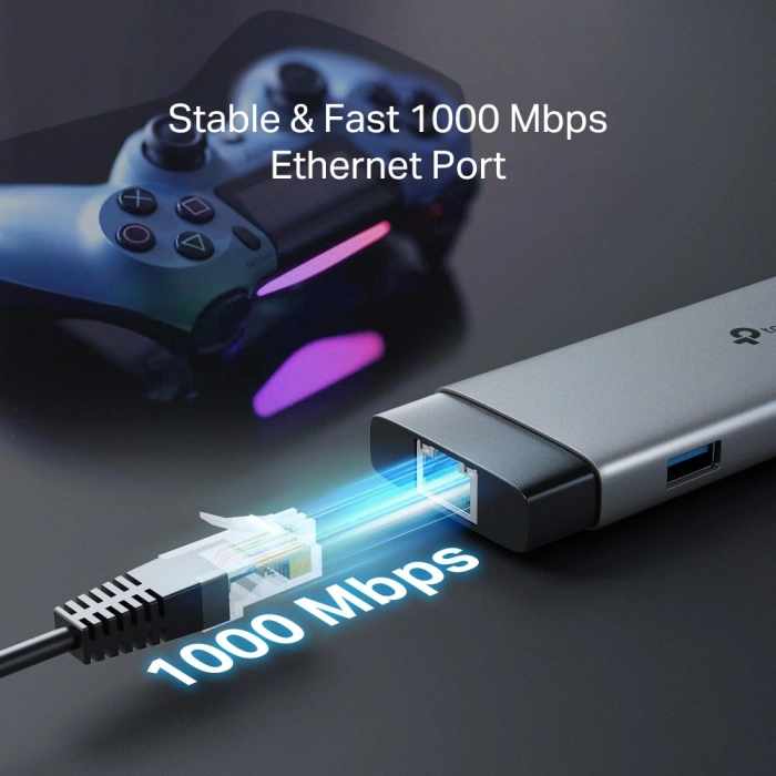 TP-LINK UH9120C USB Type-C 9u 1 Arada Hub – 4K HDMI, Gigabit Ethernet, USB 3.0, SD/microSD Kart Okuyucu, 100W PD