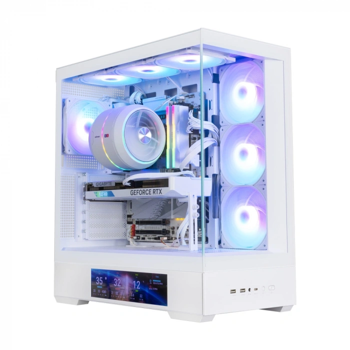 ZALMAN P40 DS WHITE Gaming Mid-Tower PC Kasası Beyaz