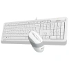 A4 TECH F1010 Kablolu USB Q Trk Beyaz Klavye - Mouse Set