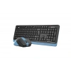 A4TECH FG1035 Kablosuz Q Trk Siyah/Mavi Klavye - Mouse Set