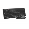 A4TECH FG2400 AIR2 Kablosuz Q Trk Sessiz Siyah Klavye - Mouse Set