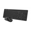 A4TECH FG2400 AIR2 Kablosuz Q Trk Sessiz Siyah Klavye - Mouse Set