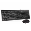 A4TECH KR-9276 Kablolu USB Q Trk Siyah Klavye - Mouse Set