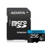 Adata 256GB Premier 100MB/S CLASS10 A1 Adaptörlü MicroSDXC Hafıza Kartı AUSDX256GUICL10A1-RA1