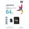 ADATA 64GB Micro SD Kart PREMIER AUSDX64GUICL10A1-RA1