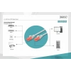 DIGITUS 0.5metre CAT6 Utp DK-1617-005 Gri Patch Kablo (10lu Paket)