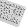 GAMEBOOSTER G75 ELYA Rainbow Aydınlatmalı Beyaz TKL Membrane Oyun Klavyesi