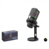 Hadron Me6PB Profesyonel RGB Gaming Mikrofon 192kHz/24Bit USB Type-C Siyah