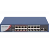 HIKVISION 16port PoE 130w 10/100 Yönetilemez Switch DS-3E0318P-E/M(B)