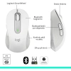 LOGITECH M650 Kablosuz + Bluetooth Beyaz Mouse (910-006238)