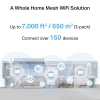 MERCUSYS HALO H25BE-3p WIFI7 BE3600 Çift Bant Mesh Router 3-lü set