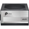 MSI 850w 80+ Platinum PRO A850PL PCIE5 Tam Modüler Power Supply