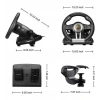 Nodar Nd700 Pxn V3 Pro Direksiyon Seti Ps4/Ps3/Pc/Xbox one/Xbox Series X|S Switch Siyah